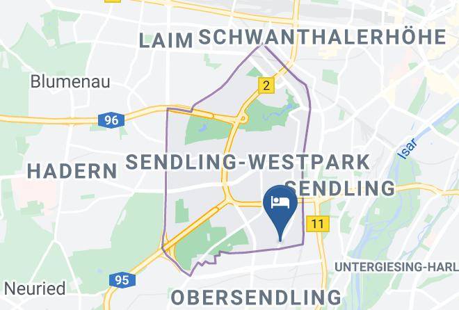Munich District - Hotel Lifestyle Munchen Maps