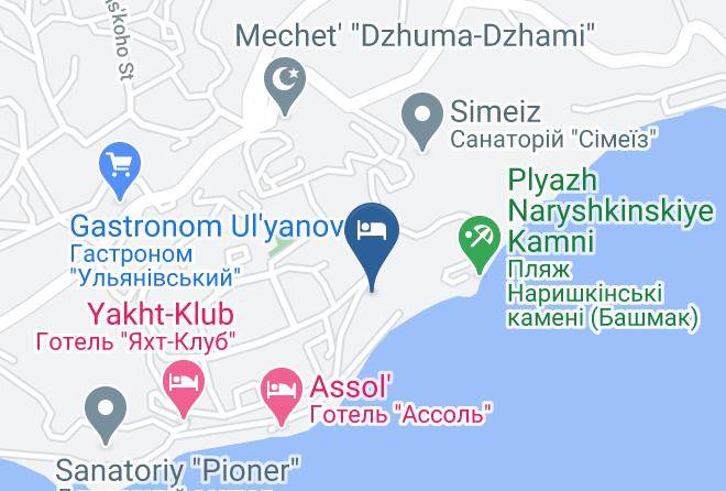 Yalta - Hotel Ligo Morskaya Maps