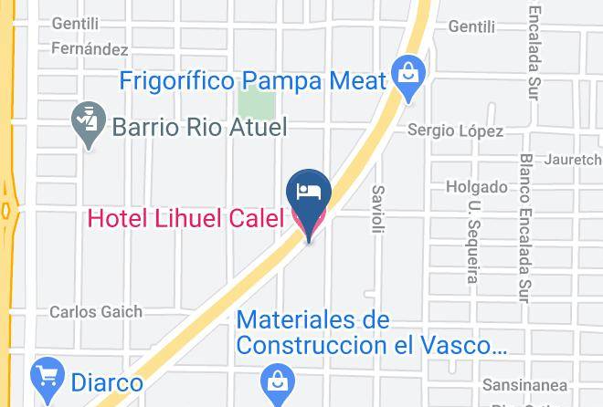 La Pampa City - Hotel Lihuel Calel Maps