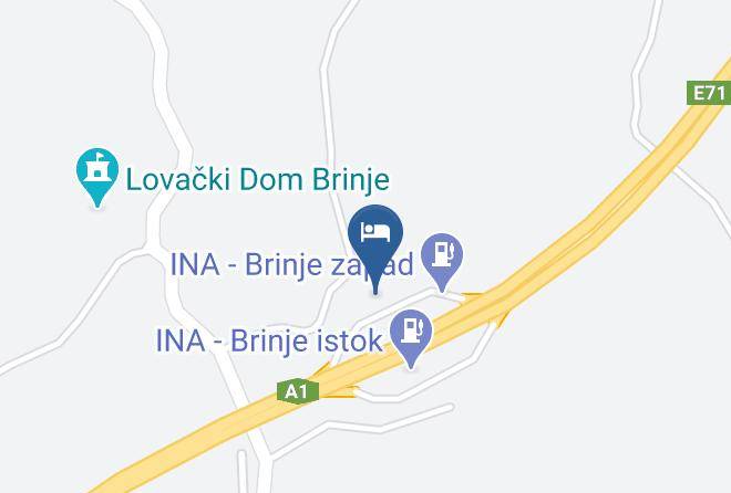 Brinje - Hotel Lika Maps