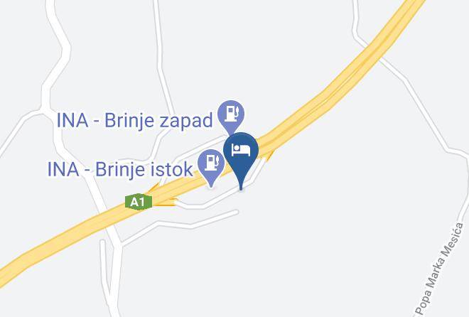 Brinje - Hotel Lika Sjever Maps