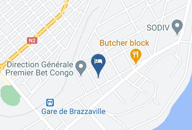 Brazzaville - Hotel Lilas Maps