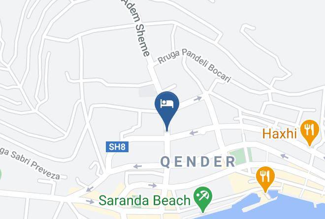 Saranda - Hotel Lili Maps