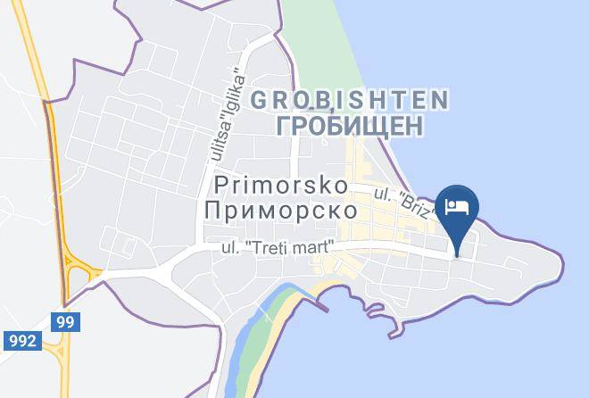 Primorsko - Hotel Lilia 2 Maps