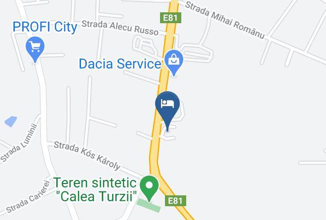 Cluj Napoca - Hotel Liliacul Maps