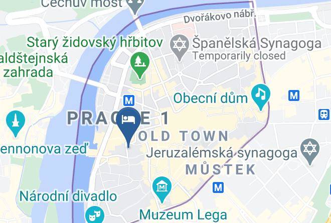 Prague - Hotel Liliova Prague Old Town Maps