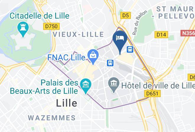 Nord - Hotel Lille Europe Euralille Maps