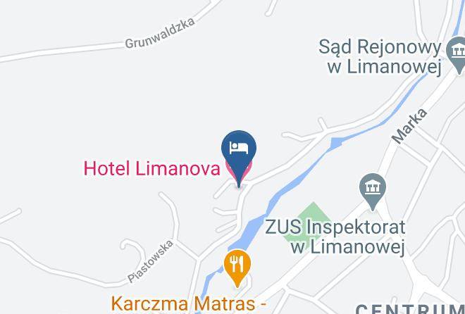 Limanowski - Hotel Limanova Maps