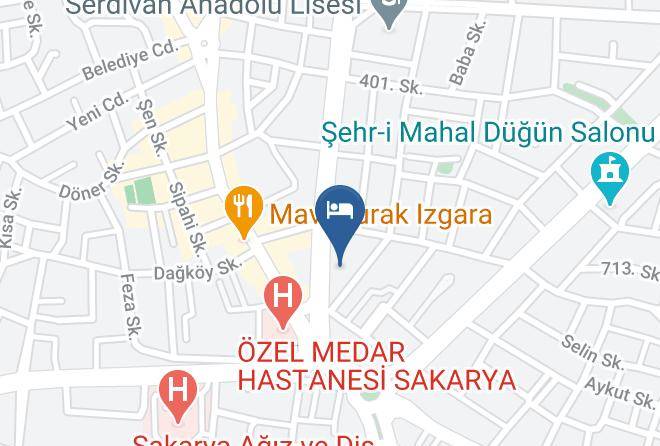 Serdivan - Hotel Limapark Maps