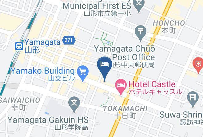 Yamagata City - Hotel Limoges Maps