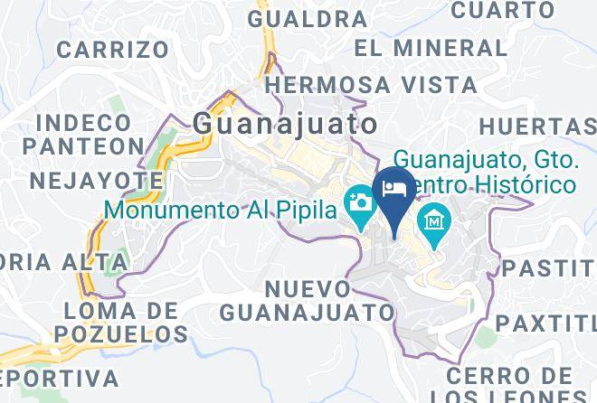 Guanajuato City Centre - Hotel Limon Maps