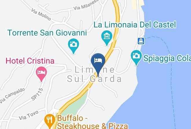 Brescia - Hotel Limone Bar & Restaurant Maps