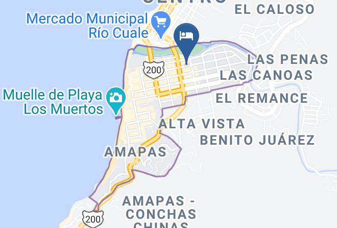 Puerto Vallarta - Hotel Lina Maps