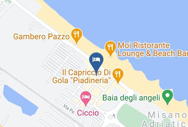Rimini - Hotel Lina Maps