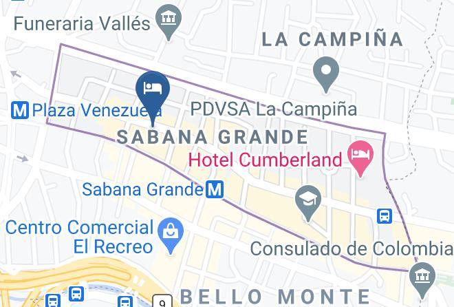 Caracas - Hotel Lincoln Suites Maps