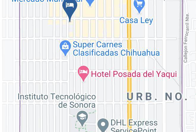 Cajeme - Hotel Linda Maps