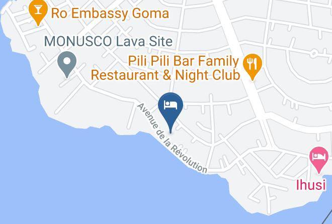 Goma - Hotel Linda Maps