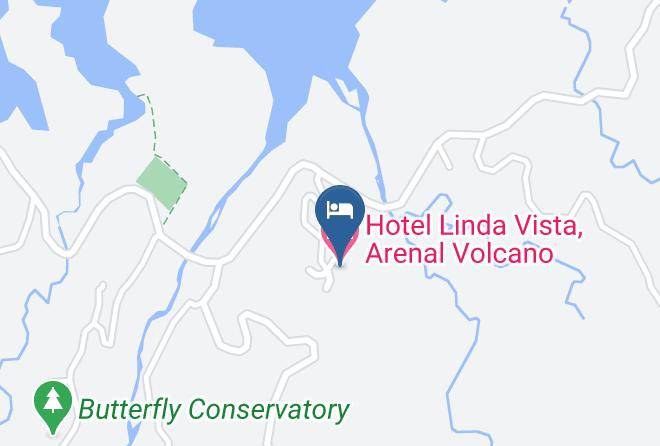 San Carlos - Hotel Linda Vista Arenal Volcano Hotel Maps