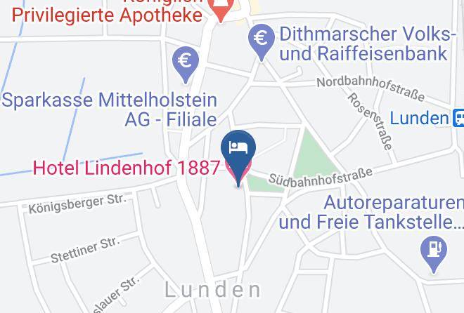 Dithmarschen - Hotel Lindenhof 1887 Maps