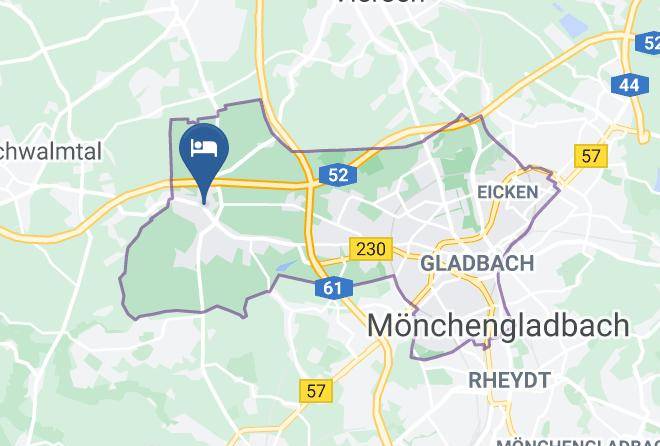 Monchengladbach - Hotel Lindenhof Restaurant Kasteel Maps