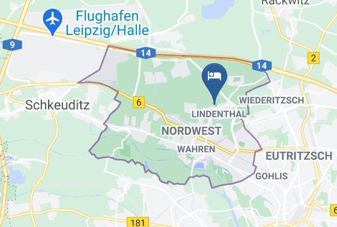 Leipzig - Hotel Lindenthal Maps