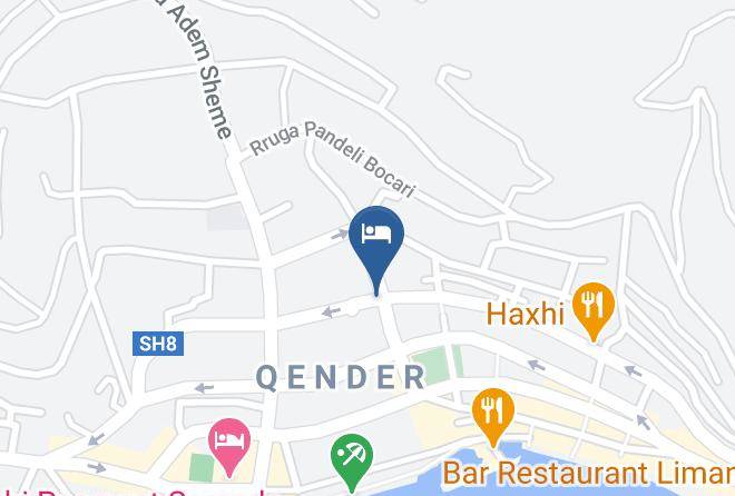 Saranda - Hotel Lindi Maps