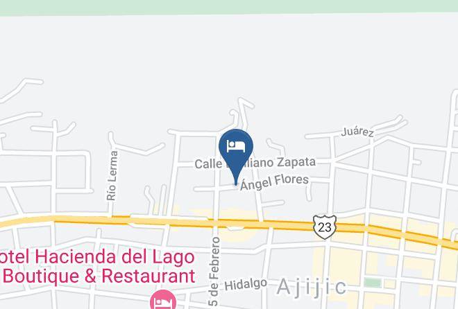 Chapala - Hotel Lindo Ajijic Maps