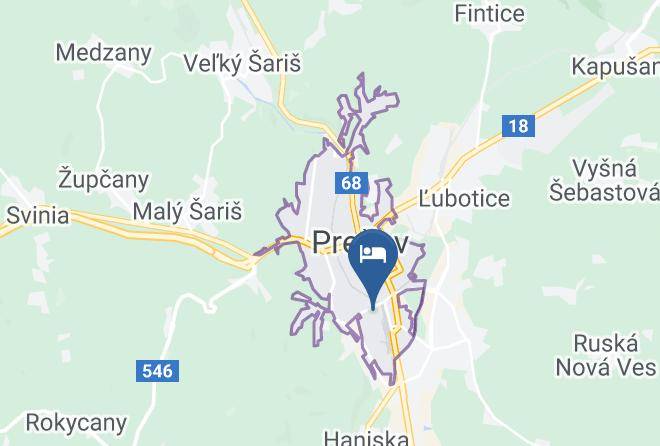 Presov - Hotel Lineas Maps