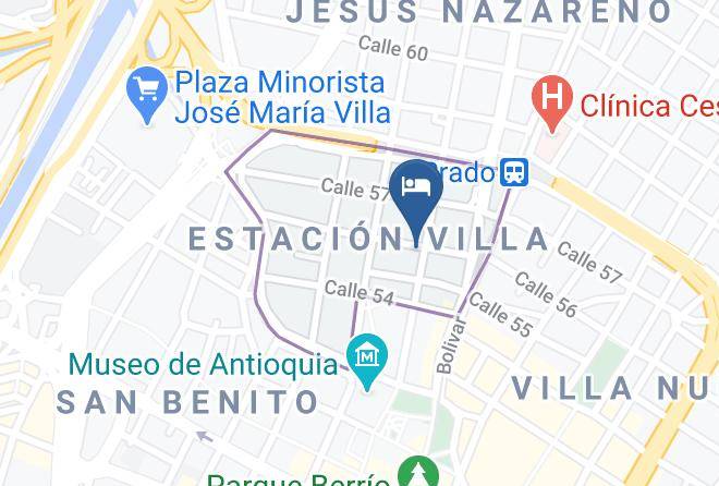 Medellin - Hotel Lines Maps