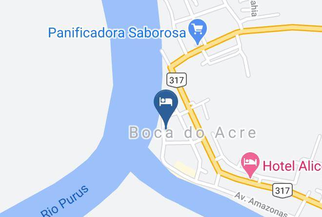 Boca Do Acre - Hotel Linhares Maps