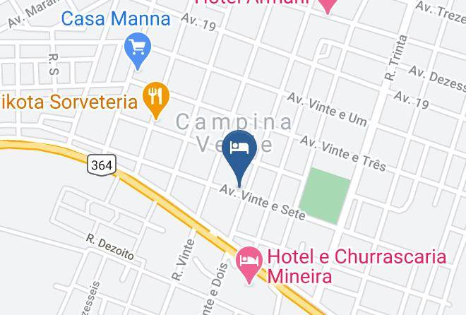 Campina Verde - Hotel Lino Maps