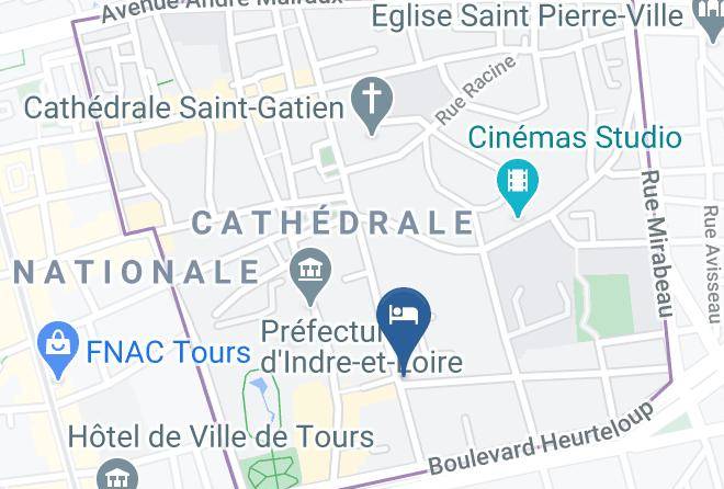 Indre Et Loire - Hotel Linxa Tours Centre Gare Maps