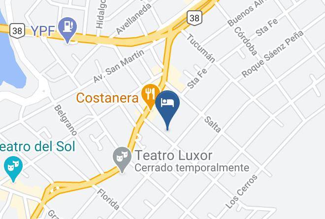 Santa Maria Department - Hotel Linz Maps