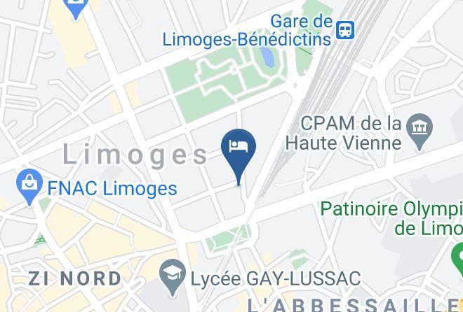 Haute Vienne - Hotel Lion D'or Limoges Centre Maps