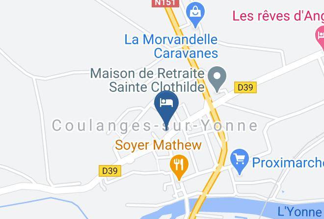 Yonne - Hotel Lion D'or Maps