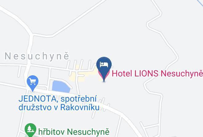 Rakovnik - Hotel Lions Nesuchyne Maps