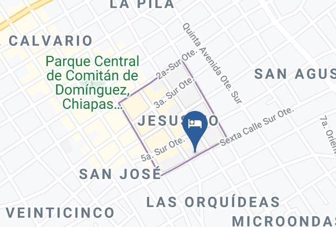 Comitan De Dominguez - Hotel Lirice Colonial Maps
