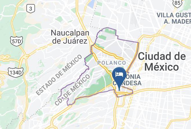 Miguel Hidalgo - Hotel Lirio Adult Only Maps