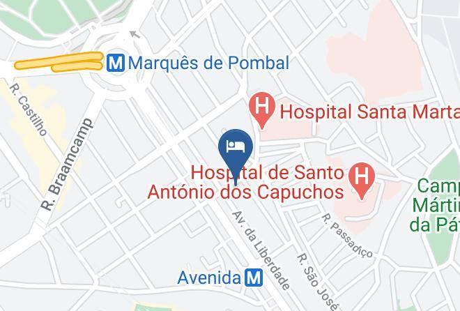 Lisbon - Hotel Lisboa Maps