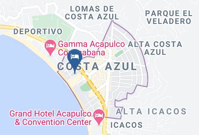 Acapulco De Juarez - Hotel Lissette Maps