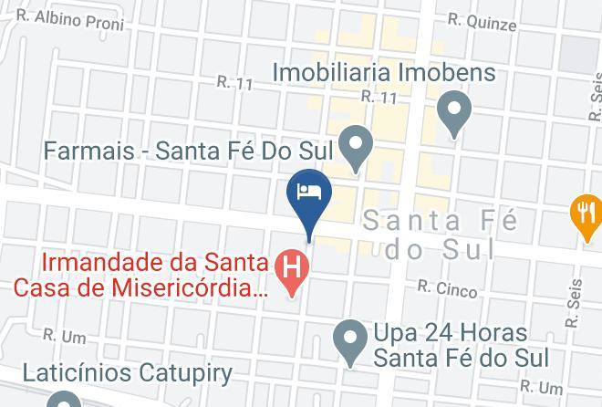 Santa Fe Do Sul - Hotel Litani Comfort Inn Maps