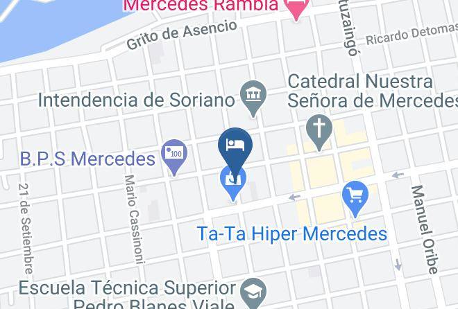 Mercedes - Hotel Litoral Maps