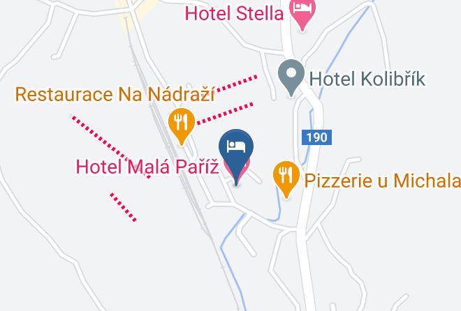 Klatovy - Hotel Little Paris Maps