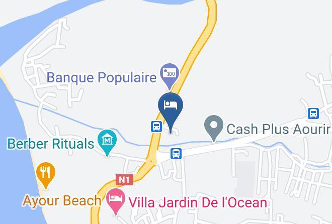 Souss Massa Draa - Hotel Littoral Agadir Maps