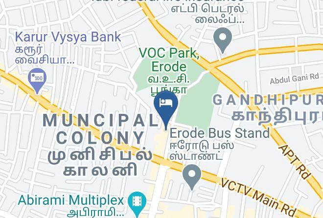 Erode - Hotel Liv Inn Maps