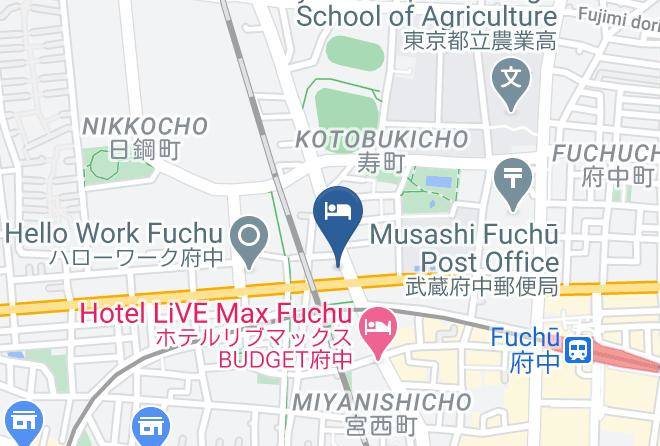 Fuchu City - Hotel Live Max Fuchu Annex Maps