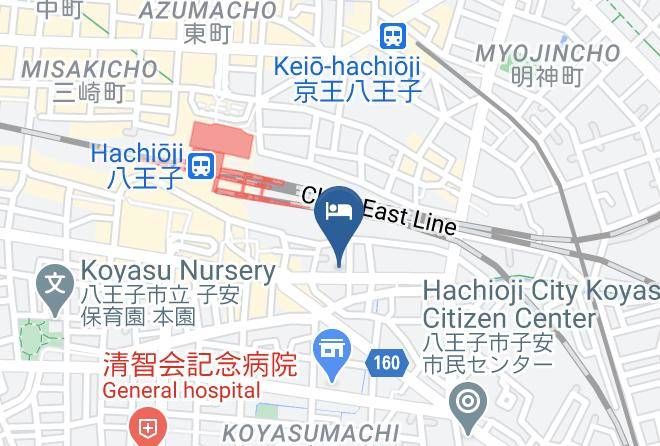 Hotel Live Max Hachioji Ekimae Map
