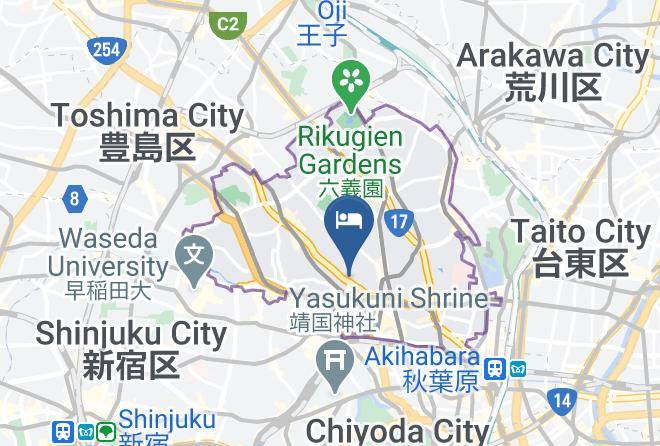 Bunkyo Ward - Hotel Live Max Korakuen Maps