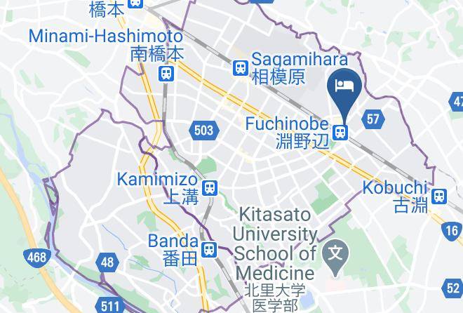 Sagamihara City Chuo Ward - Hotel Live Max Sagamihara Maps