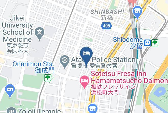 Minato Ward - Live Max Shinbashi Hotel Maps